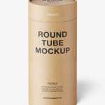 Paper tube mockup / paper / metallic / kraft - Free PSD Download Paper tube mockup / paper / metallic / kraft