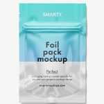 Paper zipper pouch mockup / glossy - Free PSD Download Paper zipper pouch mockup / glossy