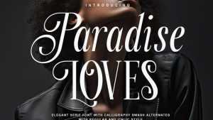Paradise Loves Font › Fontesk