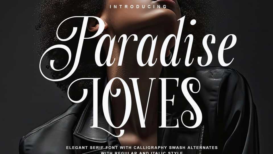 Paradise Loves Font › Fontesk