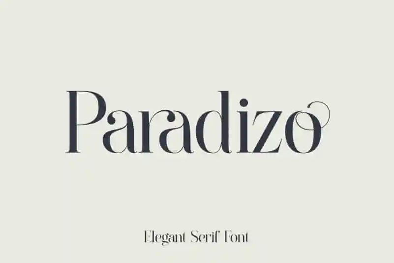 Paradizo Serif Font
