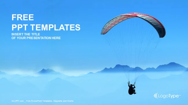 Paraglider-Sports PPT Templates