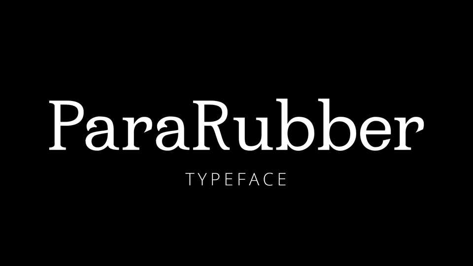 ParaRubber Font › Fontesk
