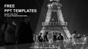 Paris France Travel-PPT Templates