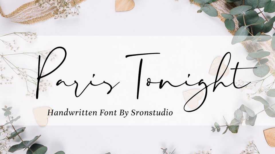 Paris Tonight Script Font › Fontesk