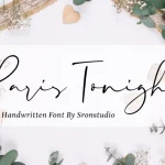 Paris Tonight Signature Font
