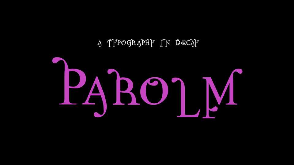 Parolm Font › Fontesk