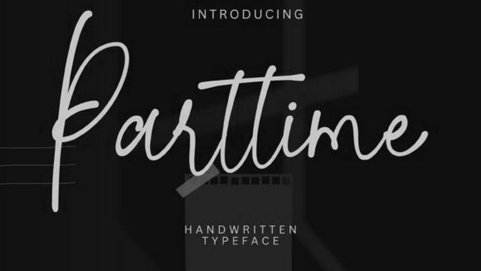 Parttime Handwritten Font › Fontesk