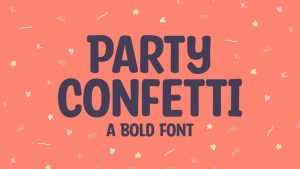 Party Confetti Font › Fontesk