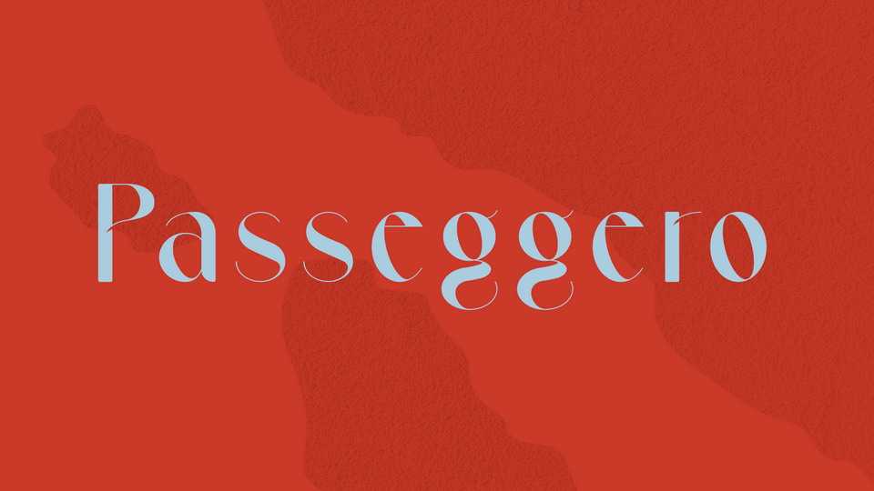 Passeggero Font › Fontesk