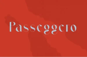 Passeggero Sans Serif Font
