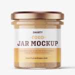 Pate jar mockup - Free PSD Download Pate jar mockup