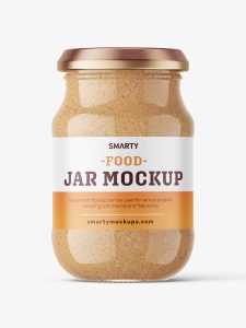 Pate jar mockup