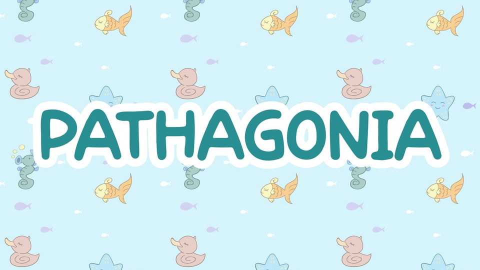 Pathagonia Font › Fontesk