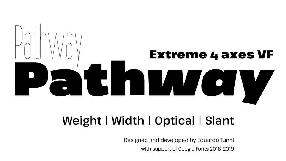Pathway Extreme Font Family › Fontesk