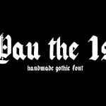 Pau the 1st Font › Fontesk