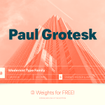 Paul Grotesk Typeface