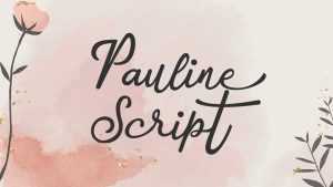 Pauline Script Font › Fontesk