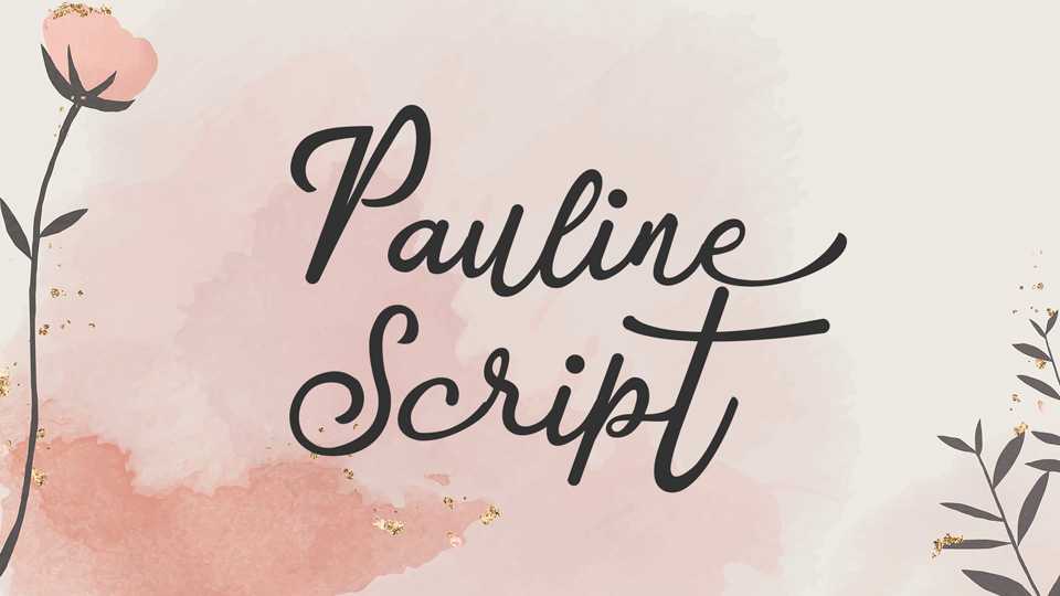 Pauline Script Font › Fontesk