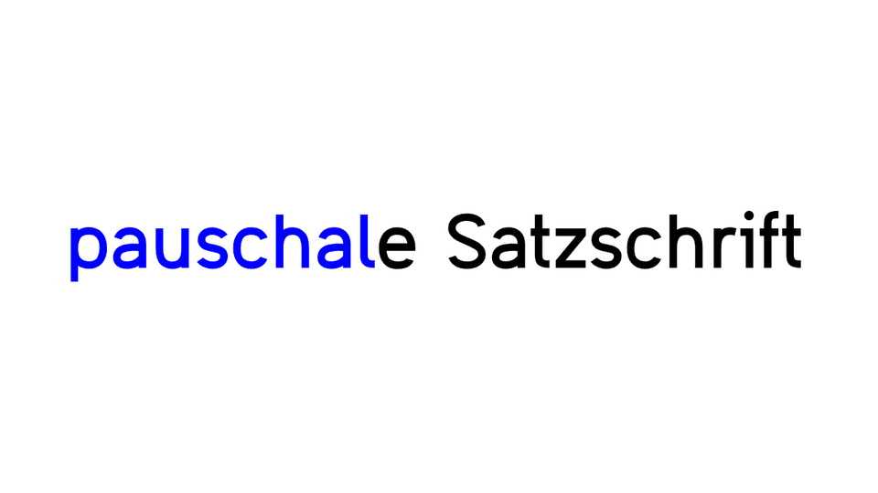 Pauschal Font Family › Fontesk