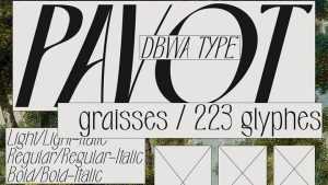 Pavot Font › Fontesk