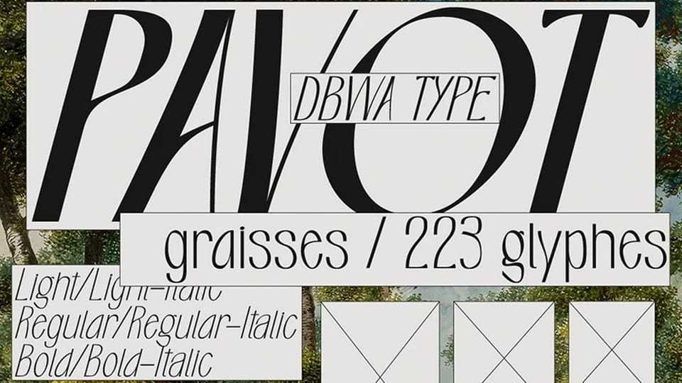 Pavot Font › Fontesk