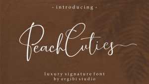 Peach Cuties Font › Fontesk