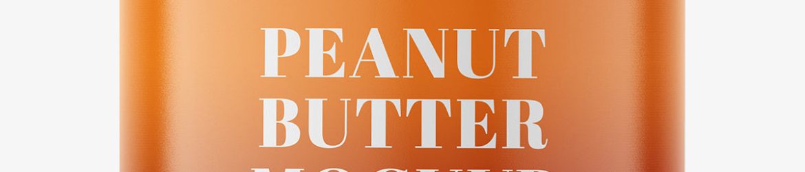 Peanut butter mockup Peanut butter mockup