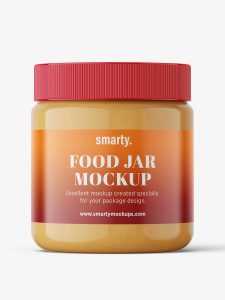 Peanut butter mockup