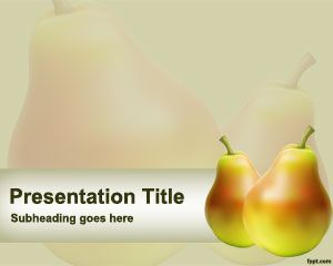 Pear PowerPoint Template