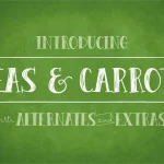 Peas & Carrots font