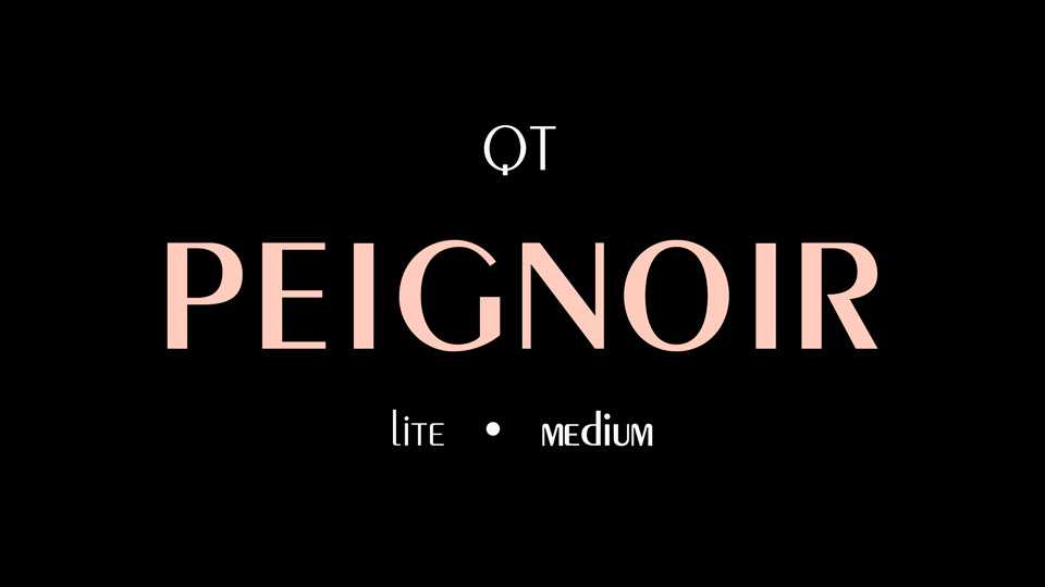 Peignior Font › Fontesk