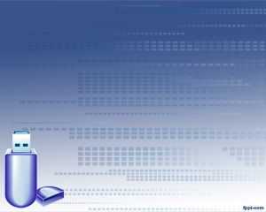 Pen Drive PowerPoint Template