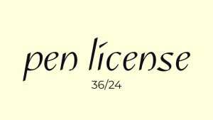 Pen License Font › Fontesk