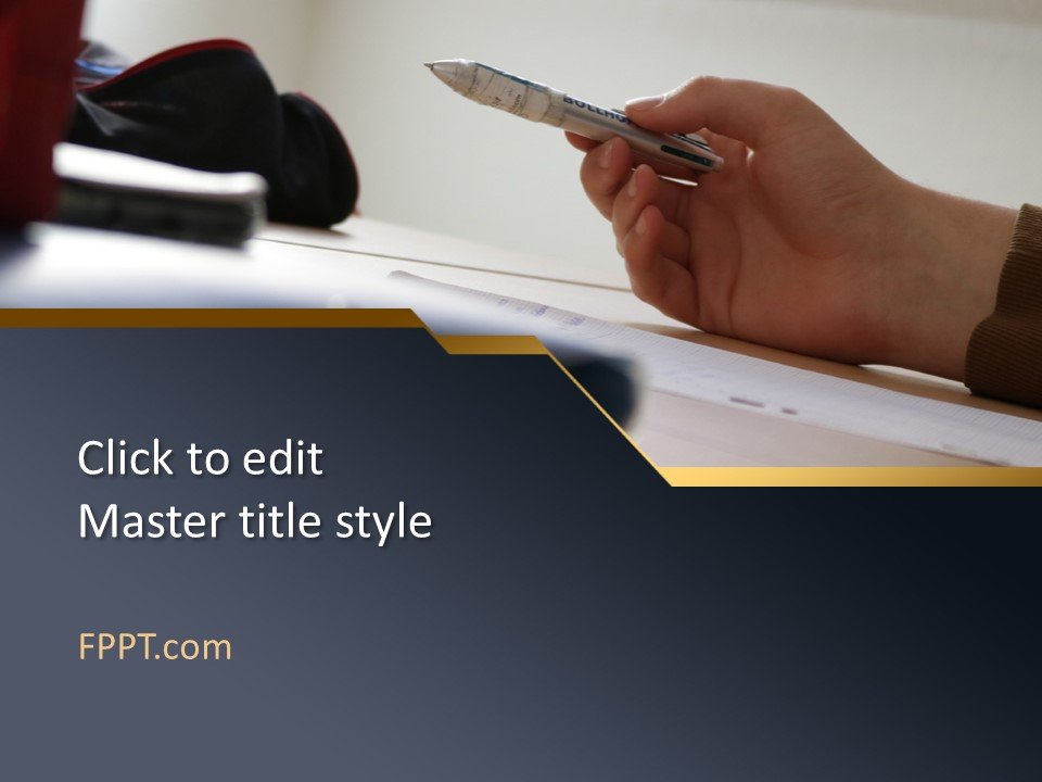 Pen PowerPoint Template