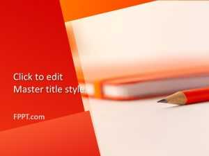 Pencil & Paper PowerPoint Template