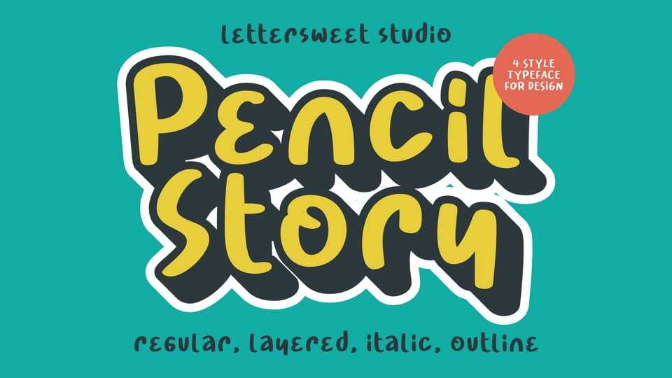 Pencil Story Font › Fontesk