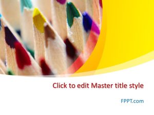 Pencils PowerPoint Background
