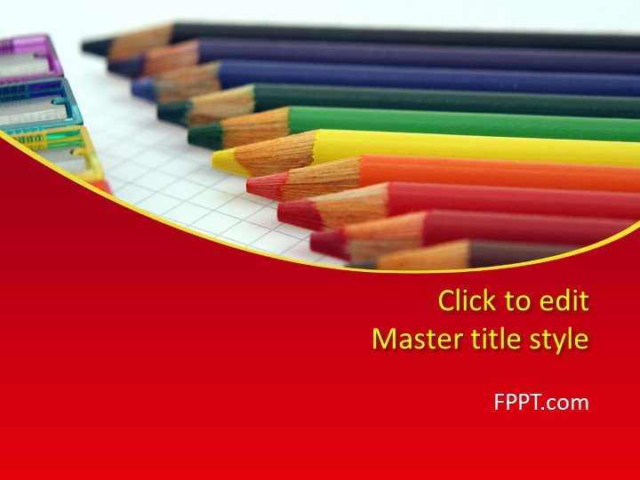 Pencils PowerPoint Template