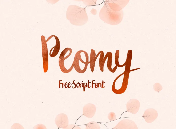 Peomy Script Font
