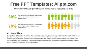 People icon chart PowerPoint Diagram Template