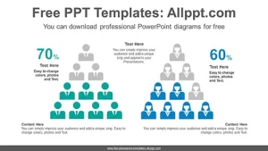 People pyramid chart PowerPoint Diagram Template
