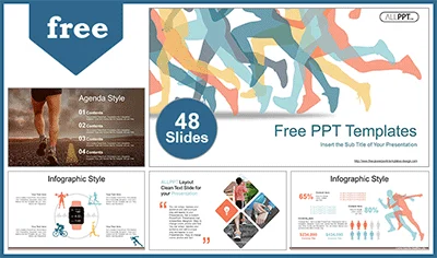 People Running PowerPoint Templates