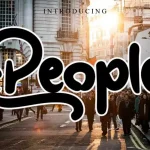 People Script Font