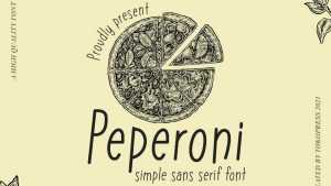 Peperoni Font › Fontesk