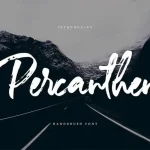 Percanthen Brush Font