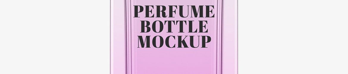 Perfume bottle mockup