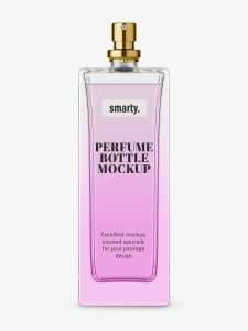 Perfume bottle mockup