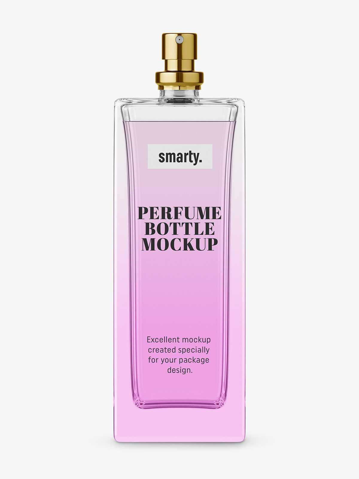 Perfume bottle mockup