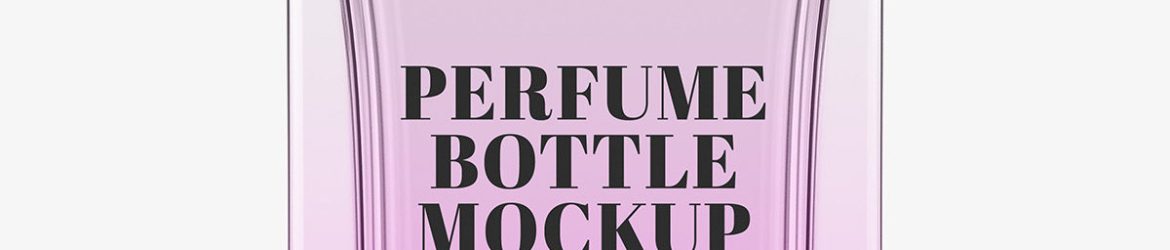 Perfume bottle mockup